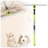 Silicone Broom, with 51 Long Handle Squeegee Broom for Floor, Air Broom and Dustpan as Seen on Tv for Concrete Floor,Bathroom Tile,Large:50130cm view 1