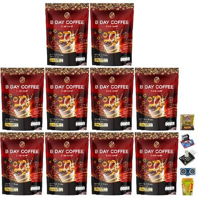 Arabica Smooth Natural Delicious Fruit Snack Good Shape B Day Instant Coffee Roasted Mix 28in1 Premium 155g/Pack Set 10 By Beautygoodshop [Get Free For You Beauty Gifts]
