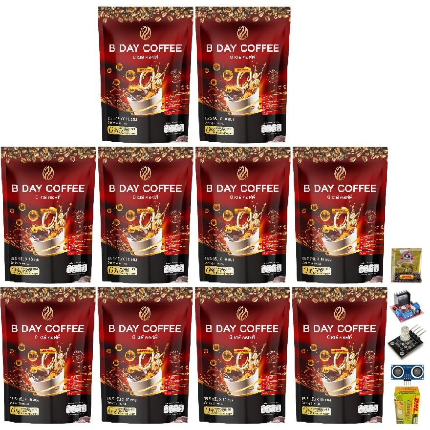 Arabica Smooth Natural Delicious Fruit Snack Good Shape B Day Instant Coffee Roasted Mix 28in1 Premium 155g/Pack Set 10 By Beautygoodshop [Get Free For You Beauty Gifts]