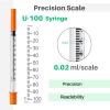 Insulin Syringe, 1ML 30G 5/16 Inch (8mm) 1cc Insulin Syringes with Needle, Pack of 25 view 4