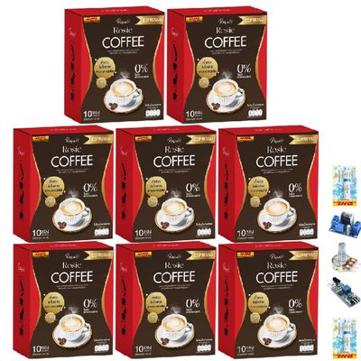 10 Sachets/Box RosieCoffee Espresso Instant Sugar-Free Smooth Natural Delicious Fruit Snack Good Shape Set 8 B140 By Thaigiftshop [Get Free Tomato Facial Mask]
