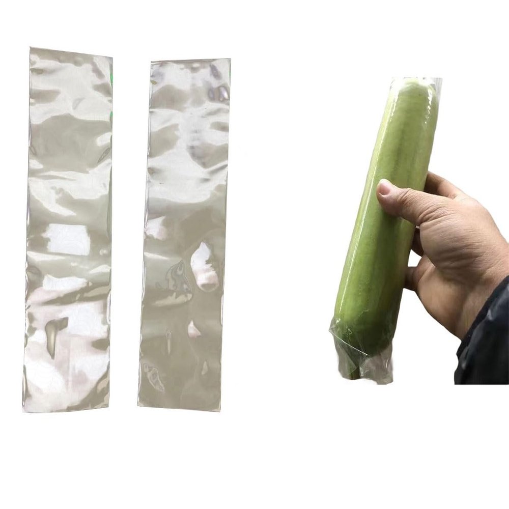 1000pcs Vegetable Sleeve Bag, Straight Protective Film For Melons And Fruits With Opening At Both Ends, Loofah Insect Protective Bag(Width 9cm)