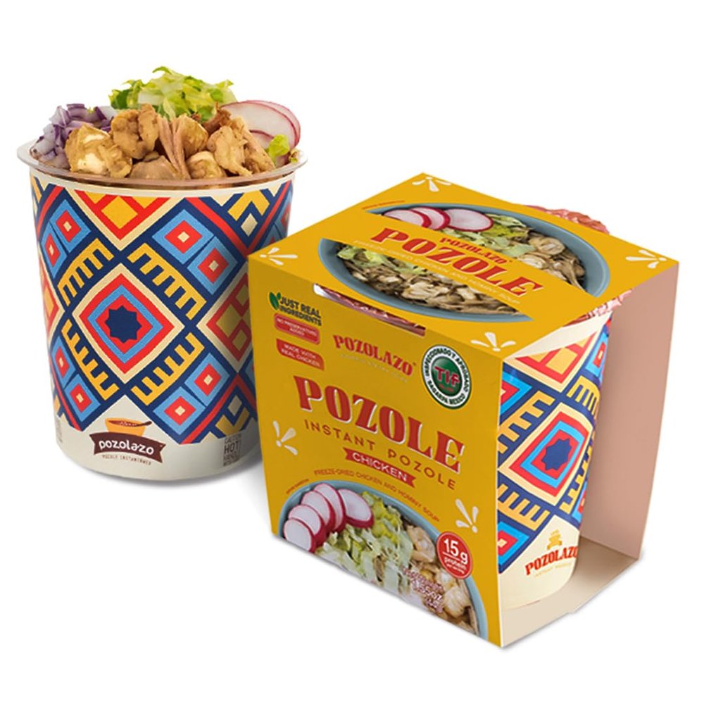 POZOLAZO | Mexican Chicken Pozole Soup 2-Pack - Freeze-Dried - Real Shredded Chicken, Hominy & Traditional Seasonings - Ready in Minutes - No Artificial Ingredients - Mexican Food