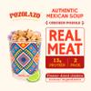 POZOLAZO | Mexican Chicken Pozole Soup 2-Pack - Freeze-Dried - Real Shredded Chicken, Hominy & Traditional Seasonings - Ready in Minutes - No Artificial Ingredients - Mexican Food view 2