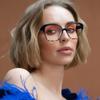 ICARA 2 Pack Progressive Multifocus Reading Glasses for Women,Cat Eye Blue Light Blocking Computer Readers with Spring Hinge (C6+C2, 2.0, x) view 3