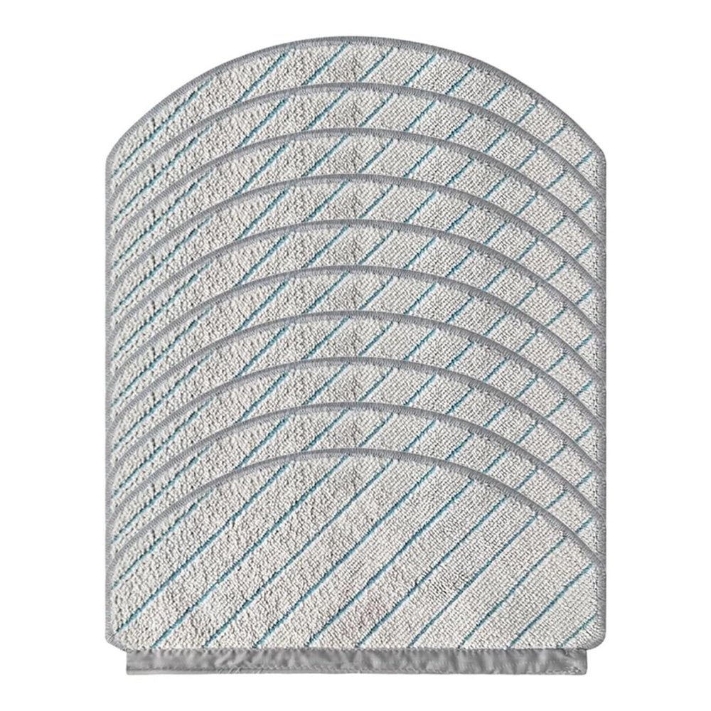 10pcs Mop Cloth Pads Compatible For EcovacsCompatible For Deebot N20/N20 Plus/N20 Pro Plus Robot Vacuum Cleaner Washable And Reusable Soft Mop Pads