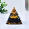 1.969in Orgone Crystal Pyramid with Multiple Crystals and Geometric Patterns for Energy Healing and Spiritual Decoration view 4