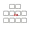 10PCS Washable Mop Cloths Cleaning Rag Compatible For Ecovacs Mini Window Vacuum Cleaner Robot Replacement Accessories view 2