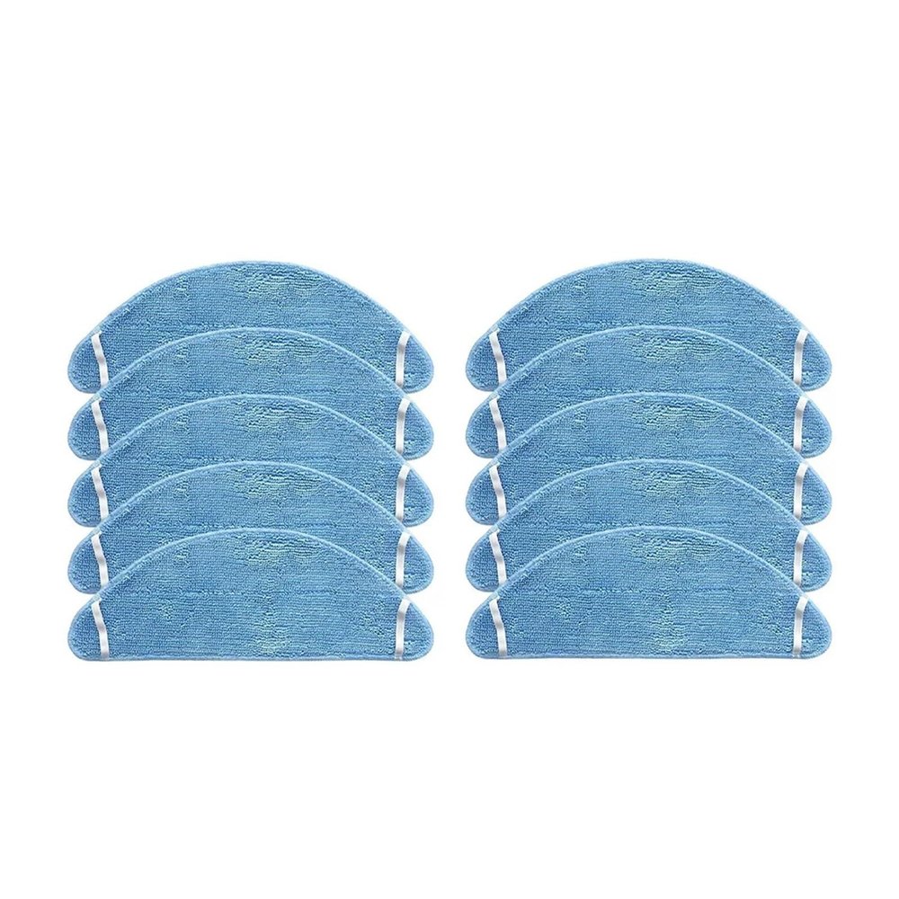 10pcs Replaceable Mop Cloth Pads Compatible For Yeedi K650 Robot Vacuum Cleaner Accessories Sweeping Sweeper Cleaning Pads