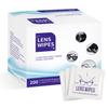 200 Count Lens tissue for Eyeglasses, Individually Wrapped, Scratch-Free & Streak-Free for Glasses, Sunglasses, Camera Lenses & Goggles view 1