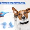 4 Pack Hand Bulb Ear Syringes, Professional Soft Reusable Rubber Suction Ear Syringe Ball, Manual Fluid Suction Device Ear Washing Squeeze Bulb for Adults, Pet, 4 Sizes(25ml, 41ml, 65ml, 90ml) view 2
