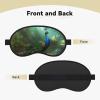 Sleep Eye Mask for Women Men,Soft Comfortable Sleep Mask Blackout Sleeping Eye Cover for Travel Yoga Nap Shift Work Peacock in Forest view 2