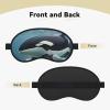 Sleep Eye Mask for Women Men,Soft Comfortable Sleep Mask Blackout Sleeping Eye Cover for Travel Yoga Nap Shift Work Orca Killer Whale view 2