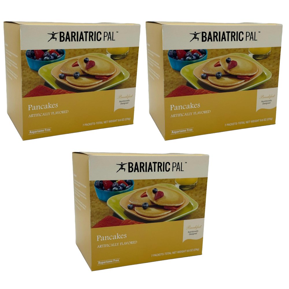 BariatricPal 12g Protein Low Sugar Pancake Mix - Original (3-Pack)