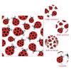 100pcs Ladybug Paper Napkins Fancy Cute Ladybug Lunch Dinner Tableware Disposable Paper Napkin Set Party Decorations view 4