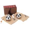 2Pcs Hand Steel Ball, Stainless Steel Baoding Balls, for Hand Recovery and Strength Training, Exercise Finger Strength and Physical Fitness, Suitable for Men, 50mm Diameter view 4