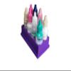 Znet3D Eye Drop Bottles Organizer & Storage 8-Slot Holder (Purple) view 1