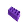Znet3D Eye Drop Bottles Organizer & Storage 8-Slot Holder (Purple) view 4