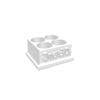 Znet3D Eye Drop Bottles Organizer & Storage 4-Slot Holder - Customize with Your own Business Name - Many Color Options view 2