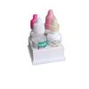 Znet3D Eye Drop Bottles Organizer & Storage 4-Slot Holder - Customize with Your own Business Name - Many Color Options view 3