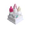 Znet3D Eye Drop Bottles Organizer & Storage 4-Slot Holder - Customize with Your own Business Name - Many Color Options view 4