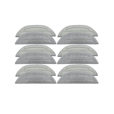 12PCS Replacement Mop ClothCompatible For RoborockS8 Maxv Ultra/G20S/S8pro Maxv Robot Vacuum Microfiber Mopping Cloth Accessories