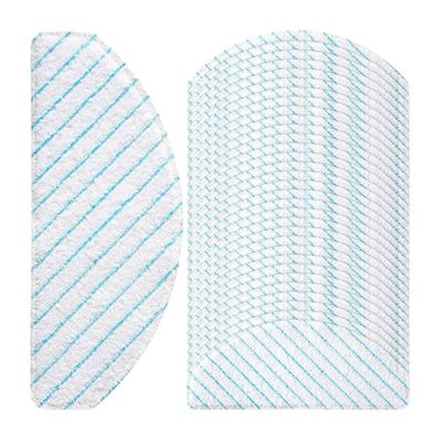 100 Pcs Disposable Mop Pads Replacement Mop Cloths PadsCompatible For EcovacsT9 T9+ T8 T8+ T8 AIVI N8 N8 Pro N8 Pro+ Robot Vacuum