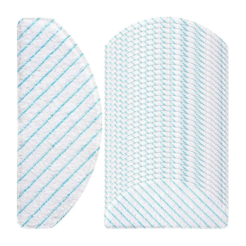 100 Pcs Disposable Mop Pads Replacement Mop Cloths PadsCompatible For EcovacsT9 T9+ T8 T8+ T8 AIVI N8 N8 Pro N8 Pro+ Robot Vacuum