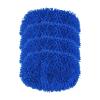 Elastic Band Flat Mop Cloth Washable Reusable Microfiber Mop Pads Dry And Wet Refill For For Sweeper Rotary Mop Cleaning(4 PCS BLUE) view 1