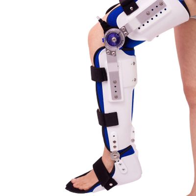 Knee Brace, Hip Knee Ankle Foot Orthosis, Adjustable Knee Ankle Foot Orthosis Brace, Knee Ankle Foot Orthosis Brace Fixed Stiff Thigh Knee Joint Ankle Foot Spport and Ankle Fixator