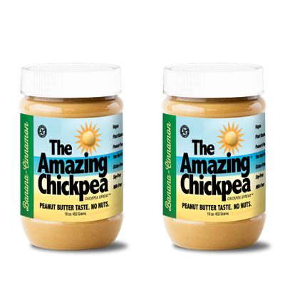 Banana Cinnamon Chickpea Butter Spread (16 Oz) - 2PK