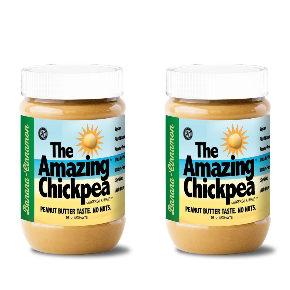 Banana Cinnamon Chickpea Butter Spread (16 Oz) - 2PK