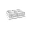 Znet3D Eye Drop Bottles Organizer & Storage 6-Slot Holder - Customize Your own Business Name - Lots of Color Options view 1