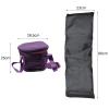 SUNGOOYUE Music Bowl Bag Singing Bowl Bag, Singing with Liner Portable Crystal Storage Bags, Cases & Covers (10in Pure Purple) view 2