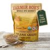 Farmer Bob's Whole Rye Berries 5lb Bag USDA Organic, Grown in USA, Glyphosate-Free Ideal for Bread Baking, Bulk Grain, Rich Flavor Direct from Farm High-Fiber, Nutrient-Packed, Versatile for Creative Cooking view 2