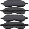4 Pack Sleep Mask for Women & Men, 100% Blackout Silky Eye Cover, Zero Eye Pressure Soft Satin Blindfold with Elastic Adjustable Strap, Lightweight Night Eyes Shade for Travel Nap Side & Back Sleepers view 1