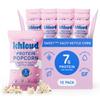 Khloud Protein Popcorn - Sweet & Salty Kettle Corn - 7g Protein Snacks for Adults & Kids - Flavored Popcorn Made with Real Ingredients & Milk Protein Isolate - Non-GMO, Gluten-Free, Kosher - 5oz, 12pk view 1