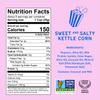 Khloud Protein Popcorn - Sweet & Salty Kettle Corn - 7g Protein Snacks for Adults & Kids - Flavored Popcorn Made with Real Ingredients & Milk Protein Isolate - Non-GMO, Gluten-Free, Kosher - 5oz, 12pk view 2