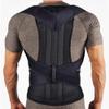 XS-5XL Plus Size Posture Corrector Women Men Back Brace Breathable Full Back Support Belt Shoulder Neck(Black Large) view 1