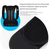 XS-5XL Plus Size Posture Corrector Women Men Back Brace Breathable Full Back Support Belt Shoulder Neck(Black Large) view 4