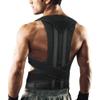XS-5XL Plus Size Back Brace Posture Corrector for Men and Women Breathable Full Back Support Belt Adjusta(Black Small) view 1