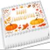 Thanksgiving Fall in Bloom Edible Cake Images Topper Sheet view 3