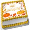 Thanksgiving Fall in Bloom Edible Cake Images Topper Sheet view 4