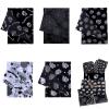 30 Sheets Halloween Packaging Tissue Papers, 13.8x19.7 Inch 5 Styles Gift Wrapping Paper Pumpkins Ghosts Skulls Bats Spider Web Print for Halloween Party Decoration DIY Craft Supplies