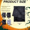 30 Sheets Halloween Packaging Tissue Papers, 13.8x19.7 Inch 5 Styles Gift Wrapping Paper Pumpkins Ghosts Skulls Bats Spider Web Print for Halloween Party Decoration DIY Craft Supplies view 2