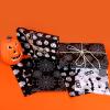 30 Sheets Halloween Packaging Tissue Papers, 13.8x19.7 Inch 5 Styles Gift Wrapping Paper Pumpkins Ghosts Skulls Bats Spider Web Print for Halloween Party Decoration DIY Craft Supplies view 3