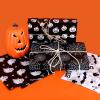 30 Sheets Halloween Packaging Tissue Papers, 13.8x19.7 Inch 5 Styles Gift Wrapping Paper Pumpkins Ghosts Skulls Bats Spider Web Print for Halloween Party Decoration DIY Craft Supplies view 4