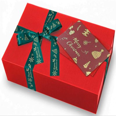 Rinrda Large Christmas Red Gift Box,13.75"x9"x4.5", Gift Boxes with Magnetic Lids for Presents Closure Gift Packing for Birthday,Christmas, Halloween,Wedding,Bridal Gifts