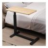PPXCZZ Adjustable Mobile Overbed Table with Wheels, Portable Laptop & Side Desk for Bed, Office, Nursing Care (Pure White)(Beige,Type B) view 1