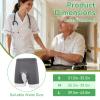 GRLEAYIE Wearable Urinal for Men,Protable Male Urine Collection Bag, Urinary Drainage Bag System,Elderly Urinal with Urine Bags(500 ML*2) for Bedridden Patients, Detachable Flat-cornered Style,Gray S view 3